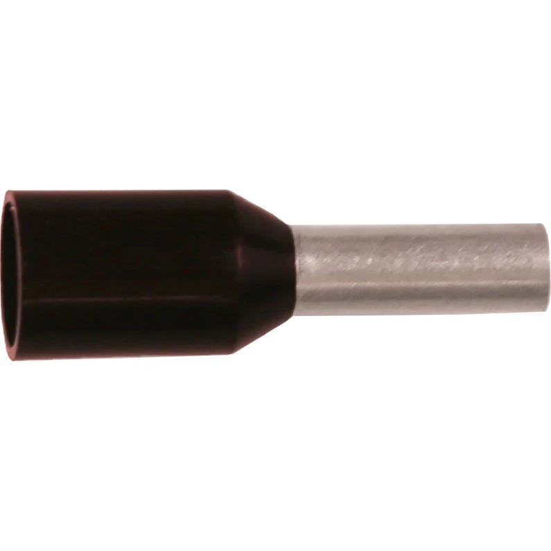 Iso. terminalrør 1,5mm² l6 sort A1,5-6ETT