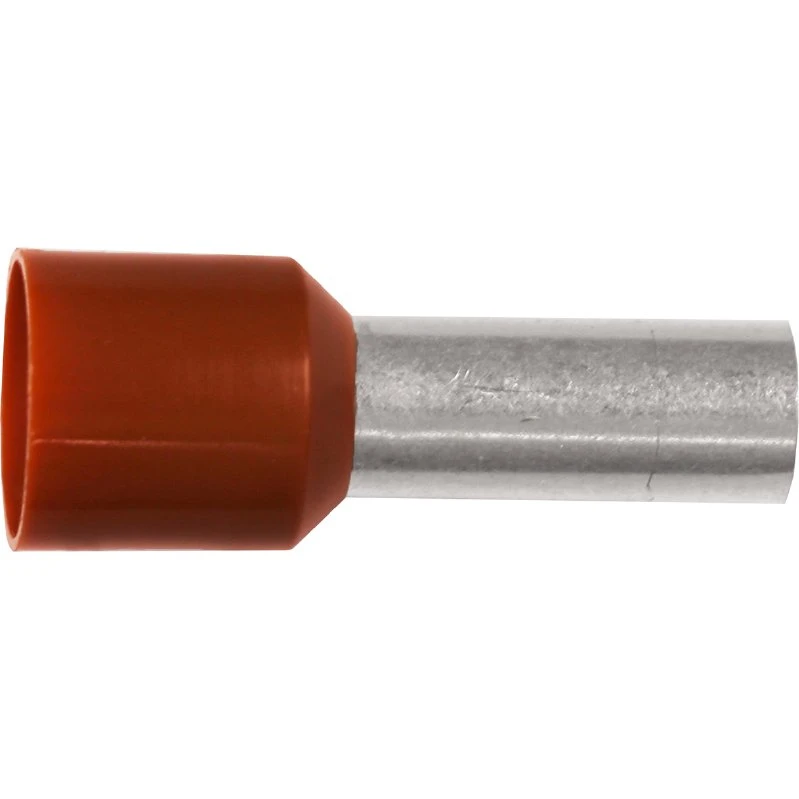 Iso. terminalrør A10-18ETT 10mm² L18 Brun