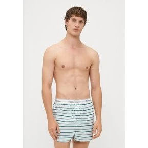 Calvin Klein Boxer Slim 3PK – Cotton Stretch, sort/hvid/turf