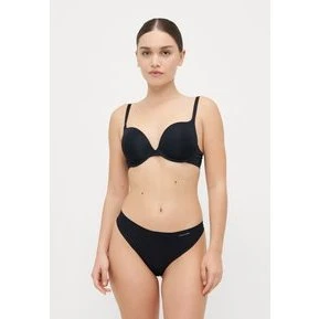 Calvin Klein Invisibles Tanga 3-pak – black/wind chime/luminous peach