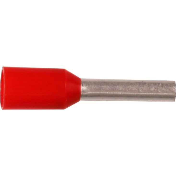 Iso. terminalrør 1mm² l8 rød A1-8ETD
