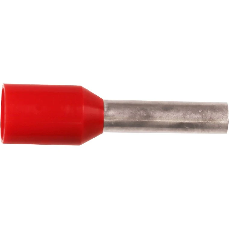 Iso. terminalrør 1,5mm² l10 rød A1,5-10ET