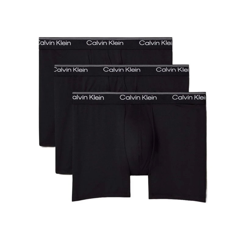 Calvin Klein 3-pak Boxer Brief Microfiber, Sort, XL
