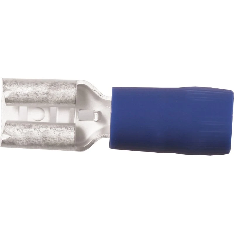 Iso. spademuffe 1,5-2,5mm² 6,3x0,8 blå A2507FLST