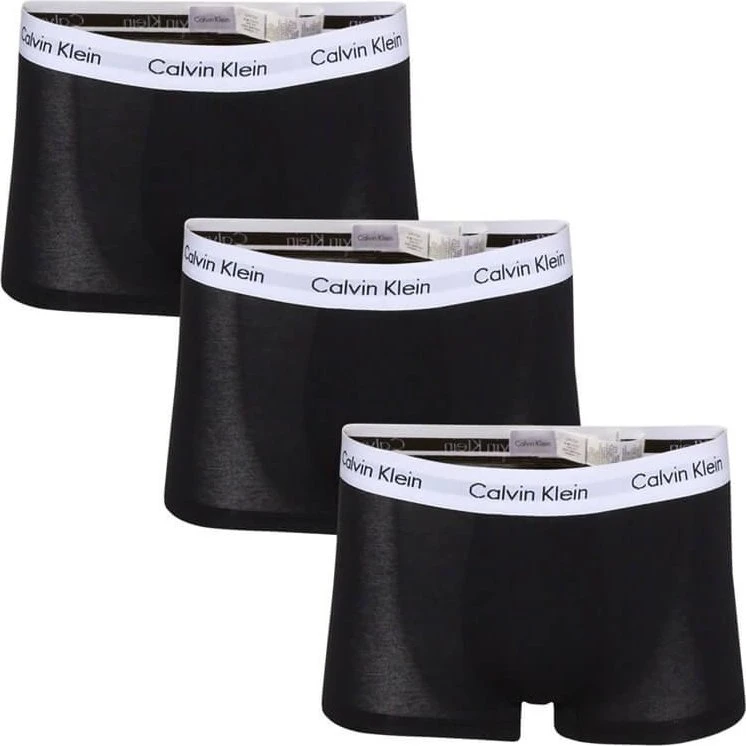 Calvin Klein Low Rise Trunk Stretch 3-pak, sort