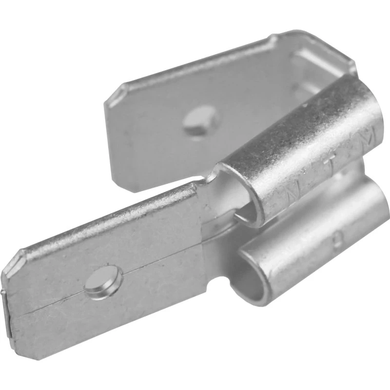 Uiso spadestik B07FLS2H 1x hun & 2x han 6,3x0,8 mm