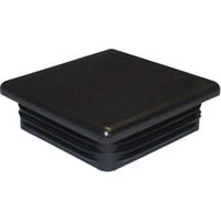 Dupsko DPE 20x20 mm - Sort til kvadratisk rør