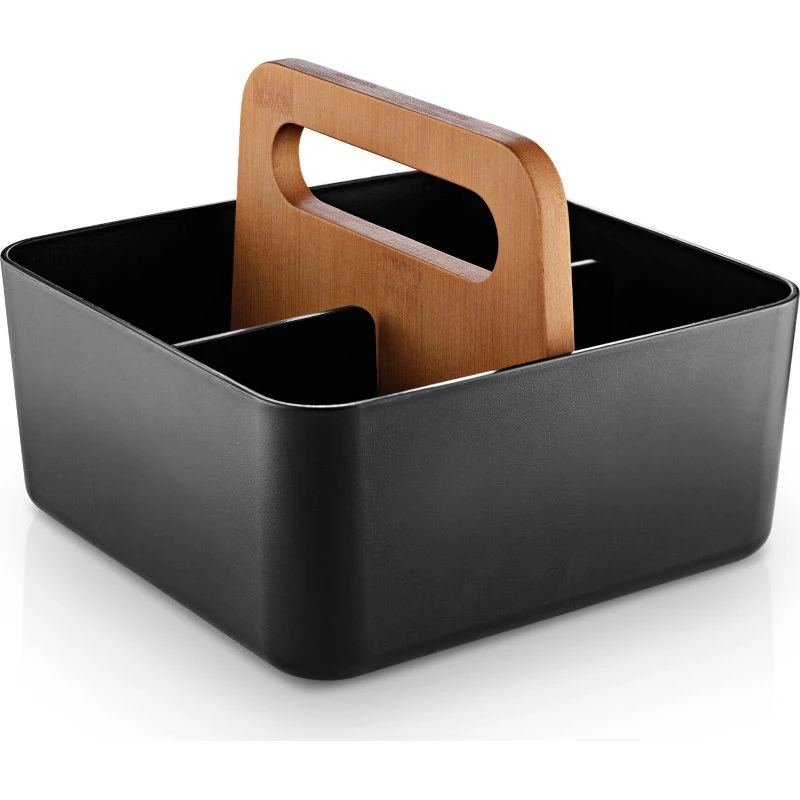 Eva Trio Nordic Kitchen Redskabsholder, Small, Sort