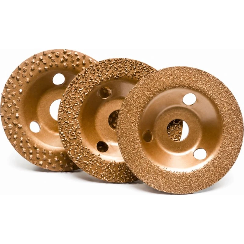 Carbide flad kopskive Ø125mm korn 14 til vinkelsliber
