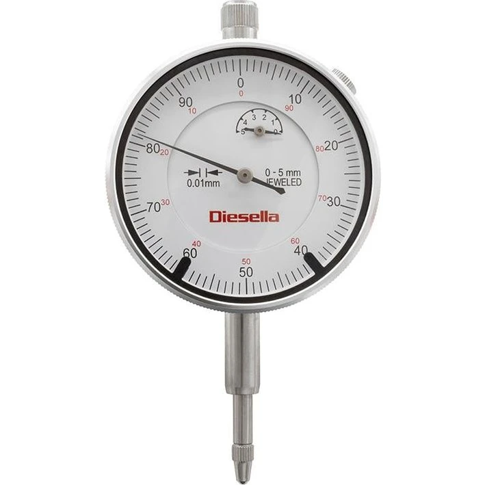 Måleur DIN878 ø56mm 0-5x0,01mm m/Werkcertifikat