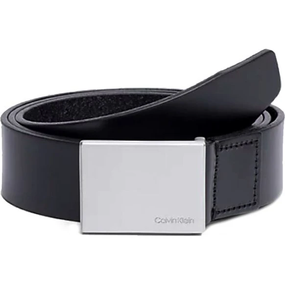 Calvin Klein Formal Plaque Bælte Sort str. 95