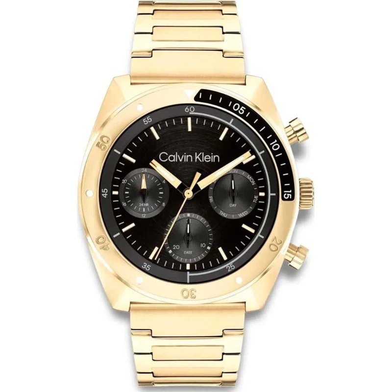 Calvin Klein Flex 25200465 – herreur guldbelagt 42 mm