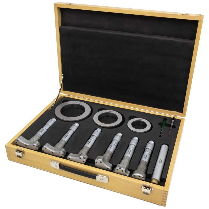 Indv. 3-pkt mikrometer 40-100x0,05mm m/kontrolringe