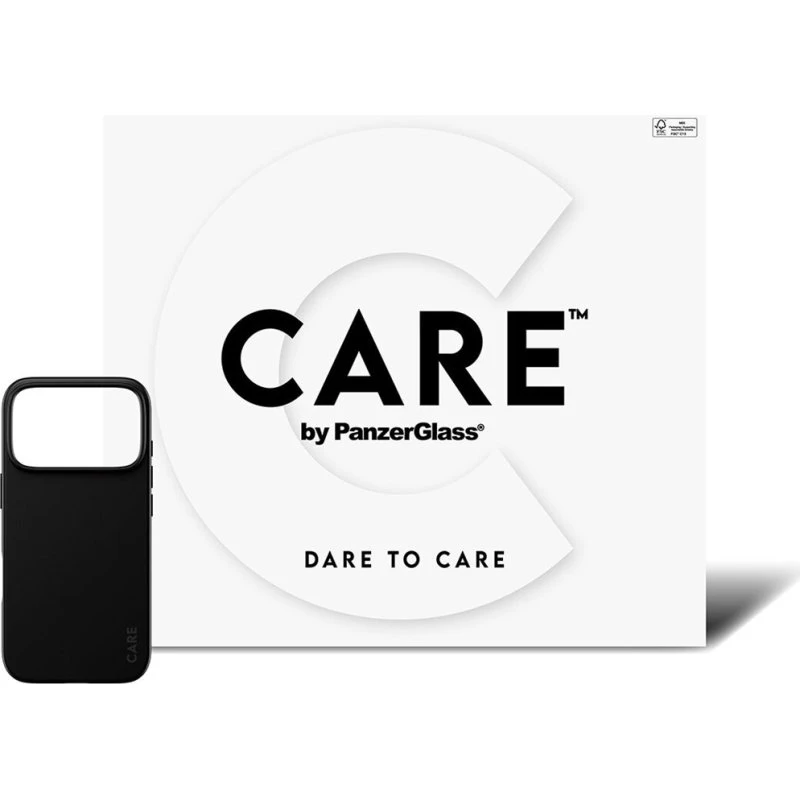 CARE by PanzerGlass Beskyttelsescover TPU Sort til iPhone 17/18 Pro
