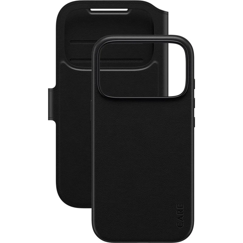 PanzerGlass CARE by Tango Vegansk Læder Cover til iPhone 17 Pro - Sort