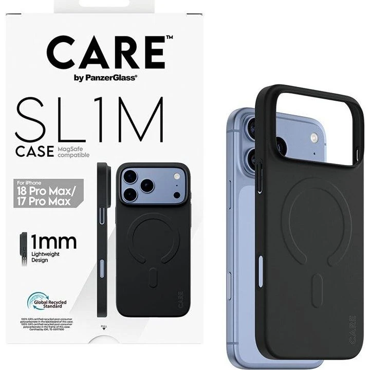 PanzerGlass CARE SL1M Case til iPhone 18/17 Pro Max - Sort