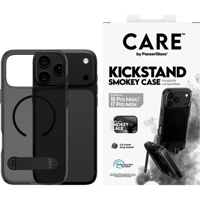 PanzerGlass CARE Kickstand MagSafe Case til iPhone 17/18 Pro Max