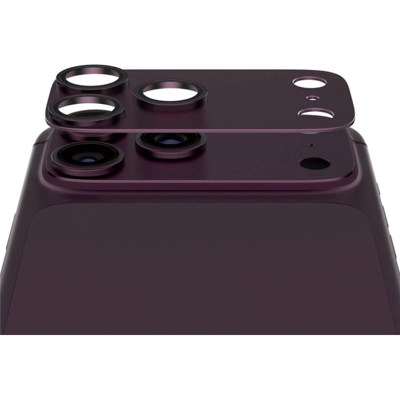 PanzerGlass Fender Camera Protector Dark Cherry til iPhone 18 Pro Max