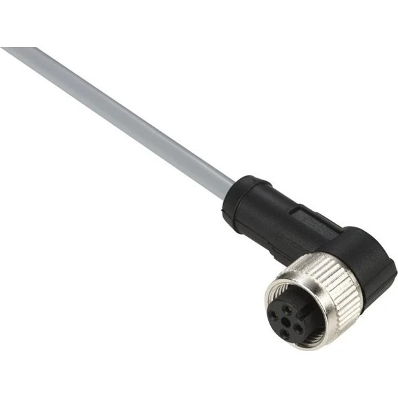 Schneider Electric XZCPV1241L2 M12 4-pin vinklet følerkabel, 2m
