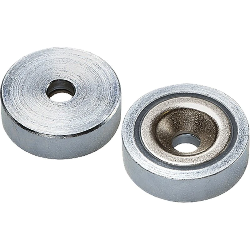 Neodymmagnet 87E1000/NEO ø16x4,5 mm med hul - 20 stk.
