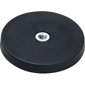 Eclipse Gummibelagt Neodymium Magnet med M5 Gevind, 66mm (2 stk)