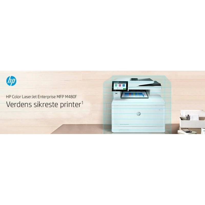 HP LaserJet Enterprise MFP M480f – Farve multifunktionsprinter