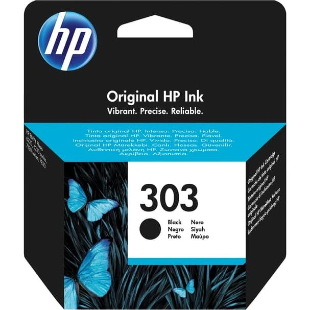 HP 303 sort blækpatron (T6N02AE) – original 4 ml