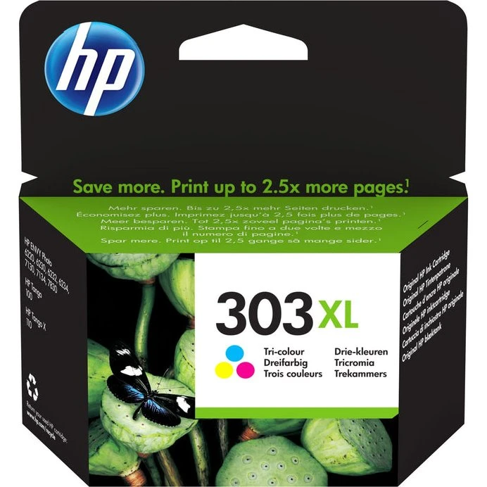 HP 303XL Sort XL blækpatron — 600 sider