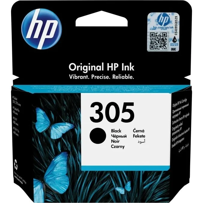 HP 305 original sort blækpatron – 120 sider