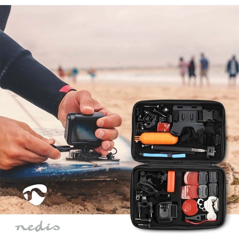 Nedis Action Cam Mount 41-i-1, Sort