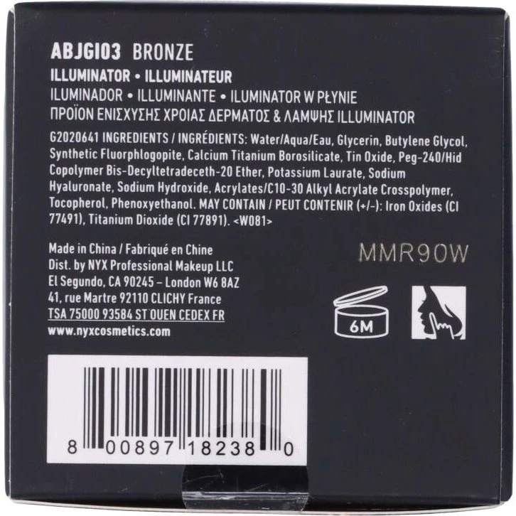 NYX Professional Makeup A Bit Jelly Gel Illuminator – Bronze