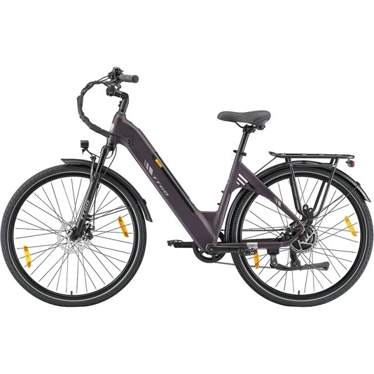 TTGO C3SE El-bycykel, 36V 18Ah, 28 tommer, Lilla