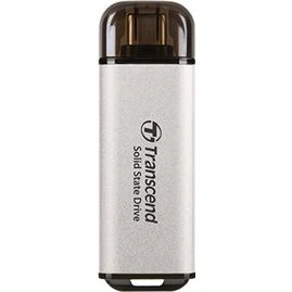 Transcend ESD300 Mini SSD 512GB USB-C 10 Gbps Sølv