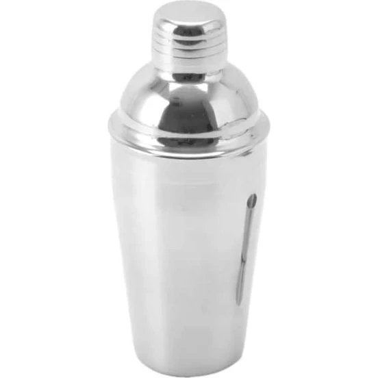 Cocktail shaker i rustfrit stål, 550ml - 3-delt deluxe model