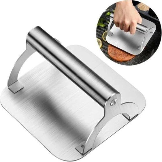 Smash Iron Hamburgerpresse i 304 rustfrit stål