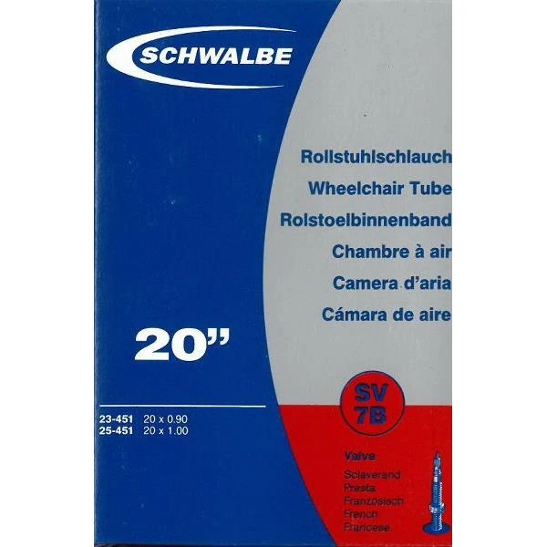 Schwalbe slange 20 x 0,90–1,00 SV7B racerventil 48 mm