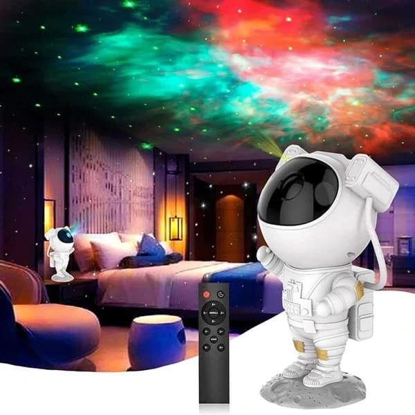 Galaxy Lamp - Nebula Star Projector med fjernbetjening
