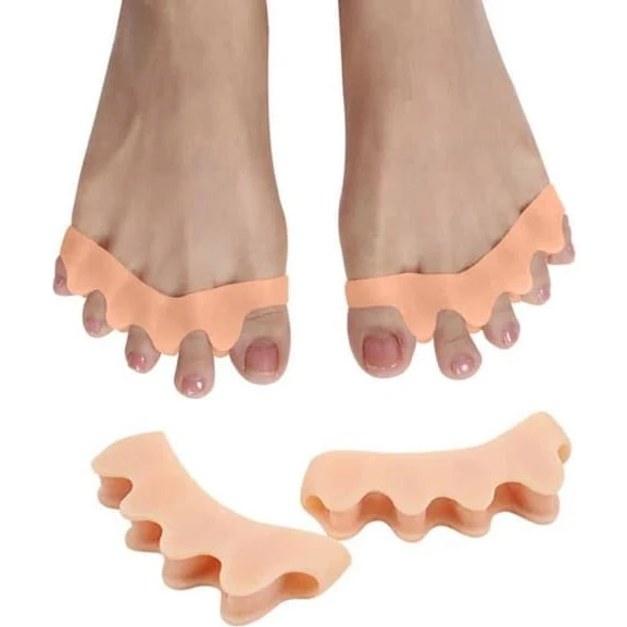 Hallux Valgus Tåspredere - Blød Silikone Support (2-pak)