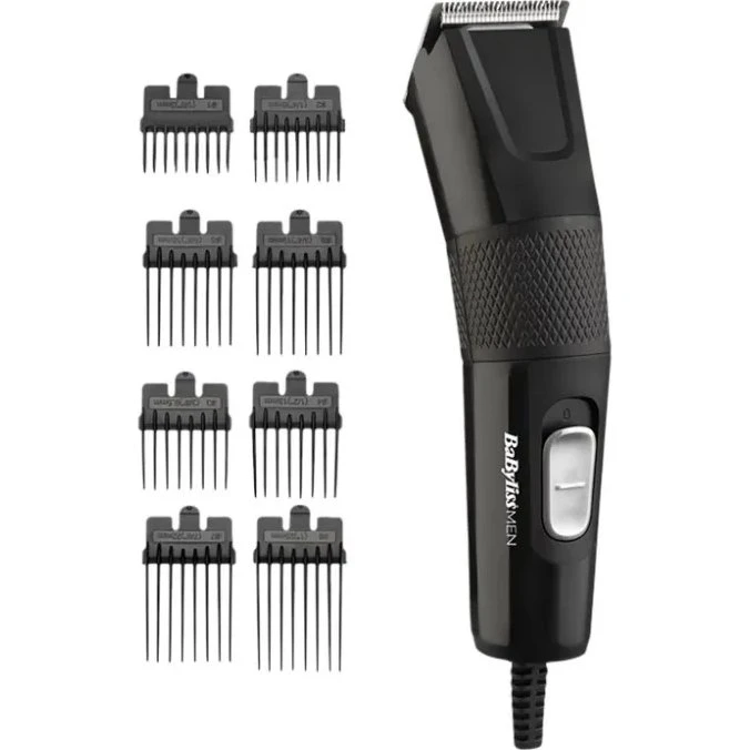 BaByliss E756E Power Clipper 45 mm, Sort, 9 længder