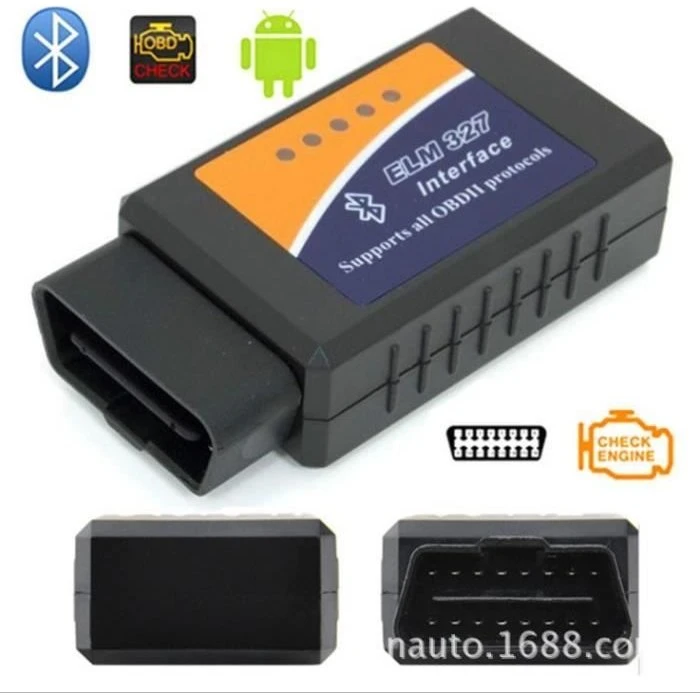 ELM327 Bluetooth OBD2 Diagnoseinterface - Sort
