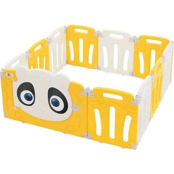 Joyz Kravlegård Baby 120x120 cm - Foldbar Panda Design