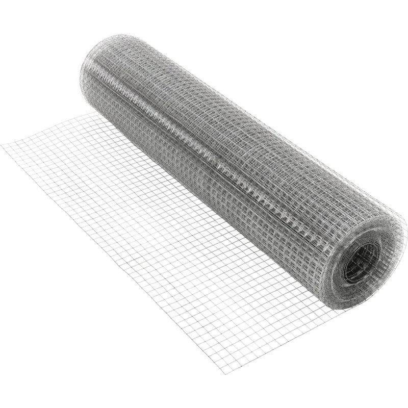 ECD-Germany Voliere Trådnet 25x25mm, 100x25m, Galvaniseret Stål