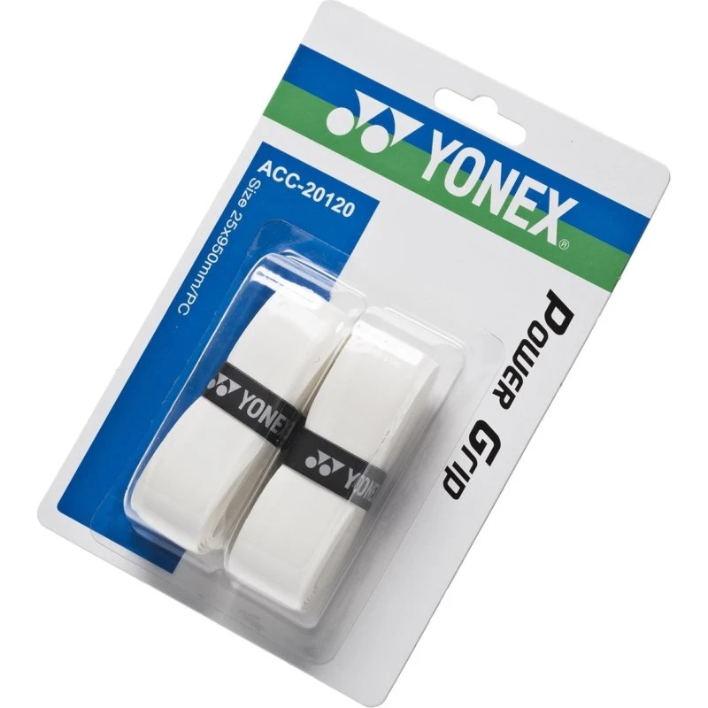 Yonex Power Grip x3 Badminton - Hvid (2-pak)