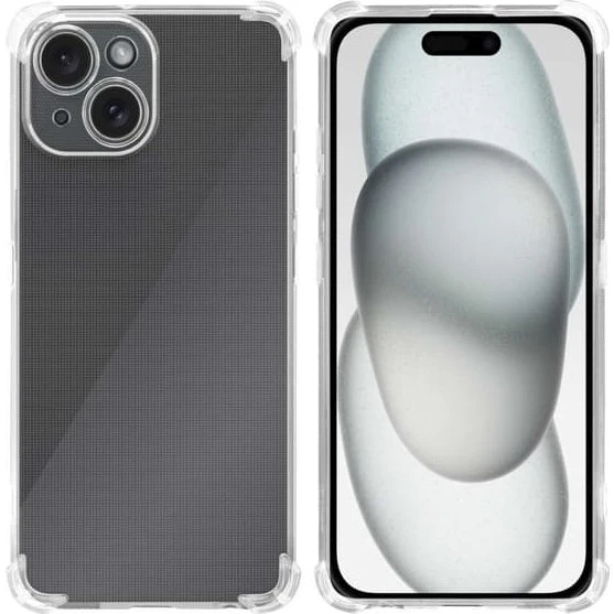 Cadorabo iPhone 15 Cover Etui - Gennemsigtig Silikone