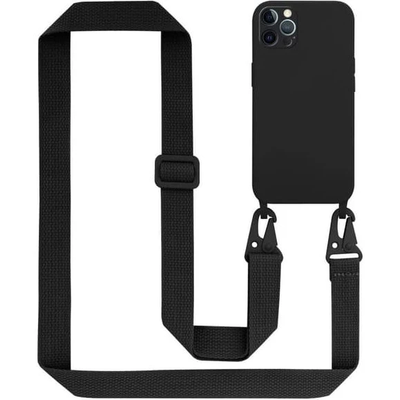 iPhone 12 Pro Max Etui med Kæde og Rem