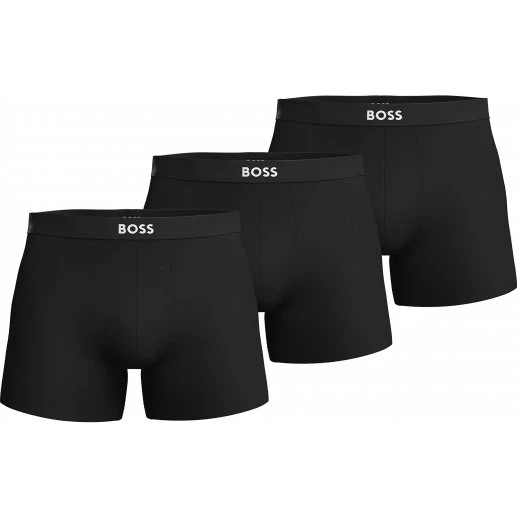 BOSS 3-pak boxershorts i sort til herre