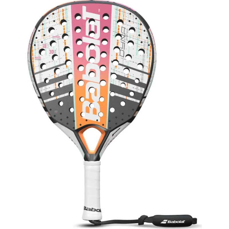 Babolat Dyna Energy Padelbat Hvid/Sort/Orange/Rosa
