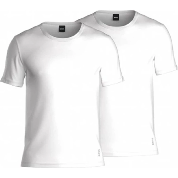 Hugo Boss 2-pak T-shirts i hvid, størrelse M