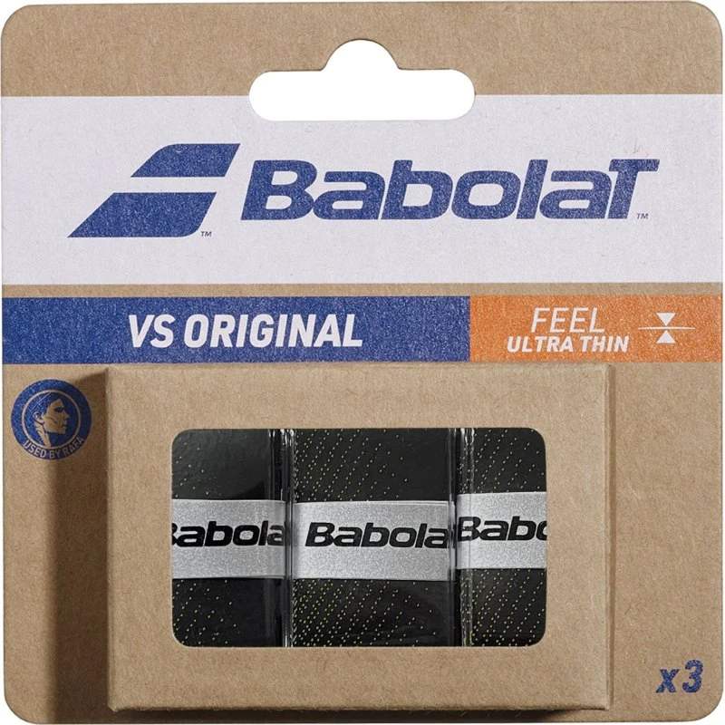 Babolat VS Original Overgrip x3 – Black/Fluo Yellow