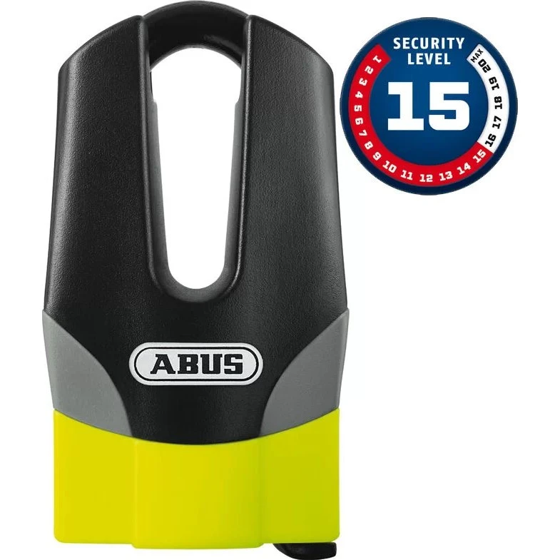 ABUS Granit Quick 37/60HB70 Maxi gul – skiveklodslås 7 cm